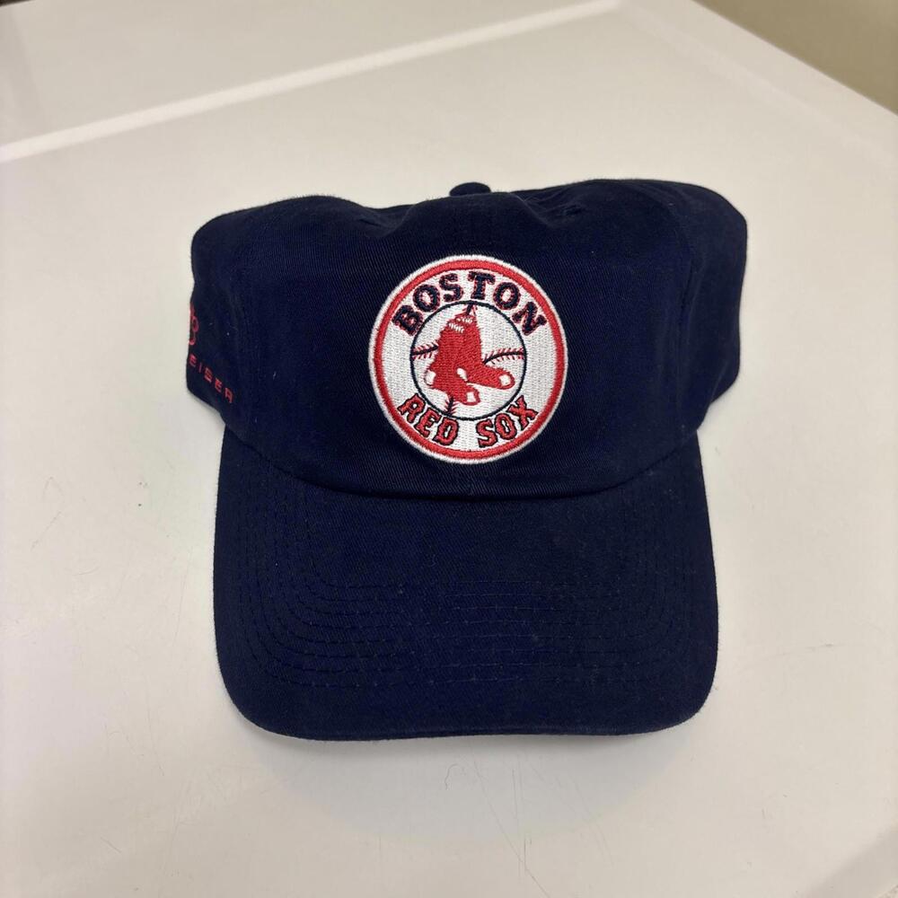 Boston Red Sox Hat Budweiser Adjustable Stadium Giveaway Blue Genuine MLB
